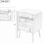 Meuble-lavabo 24 po avec lavabo, armoire de salle de bain multifonctionnelle avec tiroir, panneau de fibres à densité moyenne, naturel