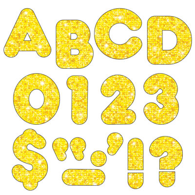 Lettres décontractées & numéros