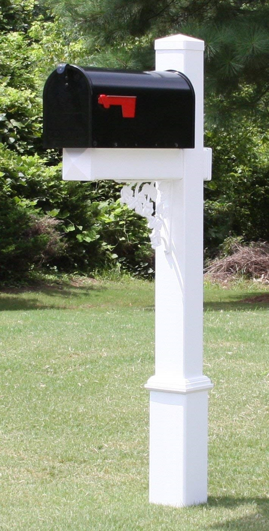 4Ever Products Coolidge Post Mounted Mailbox & Reviews | Wayfair