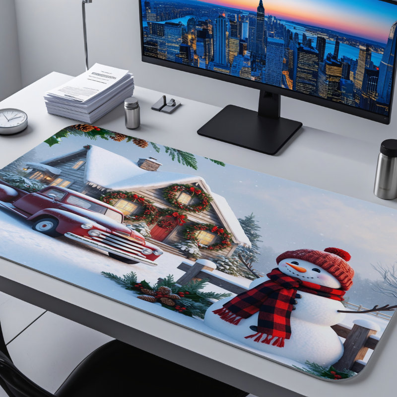 Polyester Desk Pad, 23.6x13.8