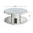 Double-Tier Luxury Round Mirror Sofa Side Table