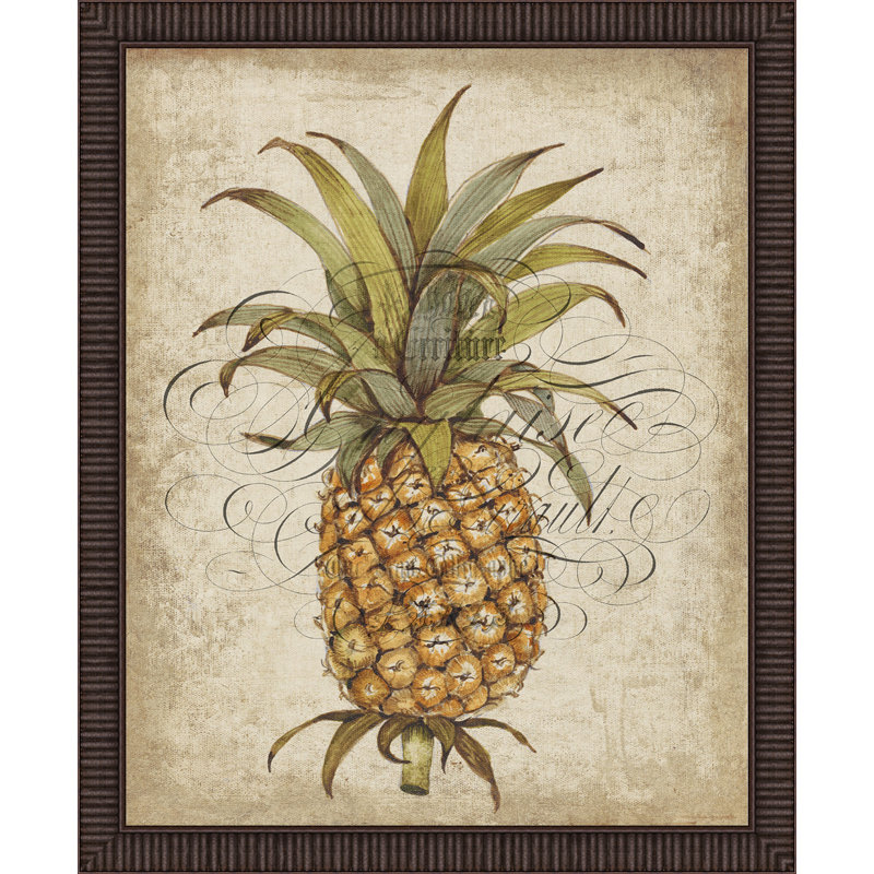 « pinapple study ii », impression encadrée