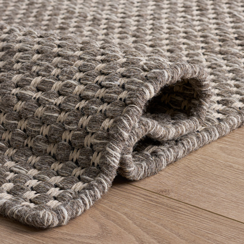 Vermont Flatweave Wool;Cotton Solid Color Indoor Rug, 5'-0" X 8'-0" Rectangle