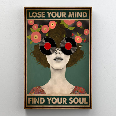 Vinyle «Lose Your Mind», impression sur toile