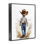 «Rustic Cowboy Child», estampe numérique, design par Christine Simpson Art