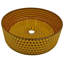 Lavabo de salle de bain rond en verre texturé 14 po Scotch - Collection Timeless-128042368-100502000