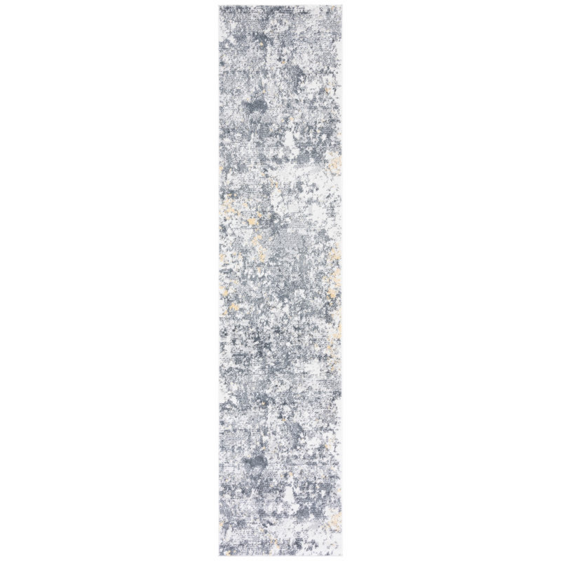 Ethellee Performance Abstract Rug, Runner 2' x 9'