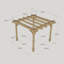 Randi Manufactured Wood Pergola-38360313-38401005