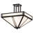 Kinne Glass Semi Flush Mount