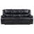 Elodie Black Upholstered Motion Reclining Sofa-1183262316