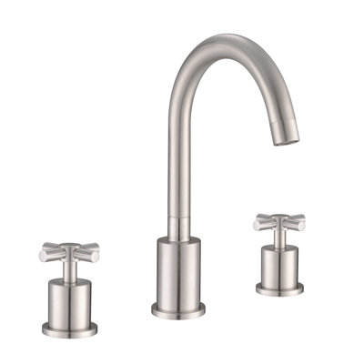 Prima 3 Widespread Double Handle Bathroom Faucet
