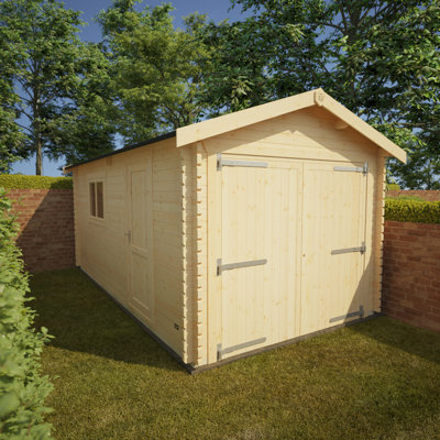 The Malayan Garage Tongue & Groove Log Cabin 18x10w
