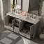 Ensemble de meuble-lavabo double 72 po Zaair-72220555