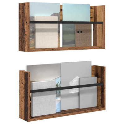 Wood Magazine Rack