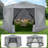15x15ft Pop Up Gazebo Screen Tent Screen House for Camping, 15x15 Screen Room with Mosquito Netting, Hub Tent Instant Screened Canopy with Carrying Bag and Ground Stakes-106897509