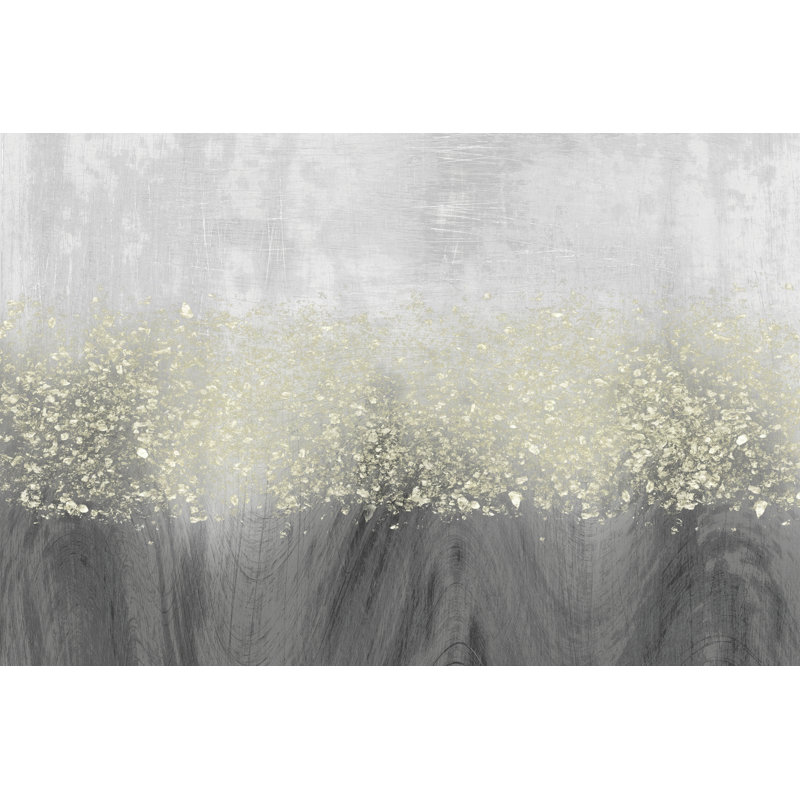 Glitter Swirl II - Wrapped Canvas Print, 30cm H x 46cm W