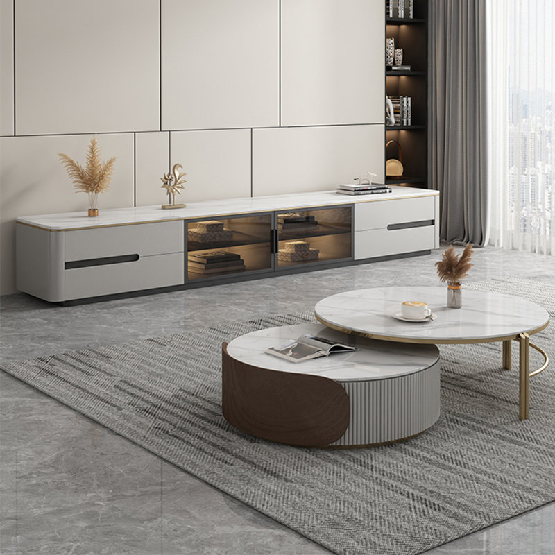 Meuble télé de style italien, 86.6"