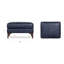 Repose-pieds rectangulaire en cuir véritable Essex-124827401