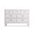 White Solid + Manufactured Wood Accent Cabinet