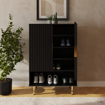Tarel 15 Pair Shoe Storage Cabinet