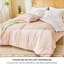 Ensemble d'édredon pour lit double Dusty Rose