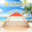 Tente Sun Shelter pour 3/4/6/8/10 personne avec protection contre les rayons UV UPF 50＋ et auvent facile à installer-128912074