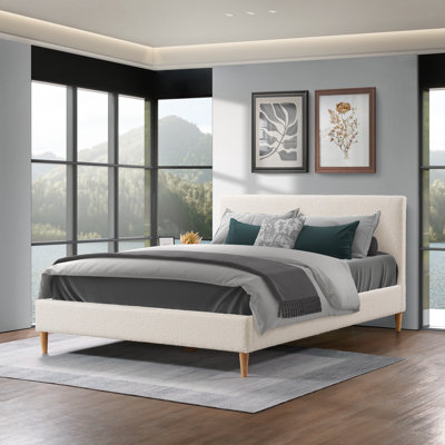 Ostromecky Boucle Platform Bed 