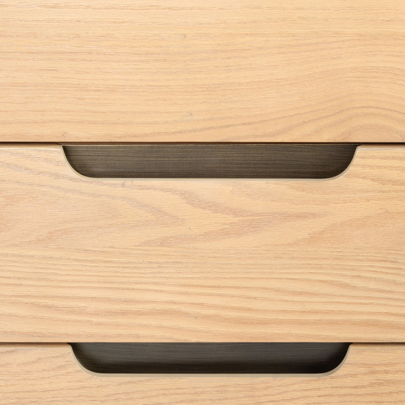 Beethoven Wood 6 Drawer Dresser, Natural