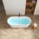 67" Acrylic Freestanding Bathtub, Modern & Contemporary Design Soaking Tub With Toe-Tap Drain In Chrome And Classic Slotted Overflow