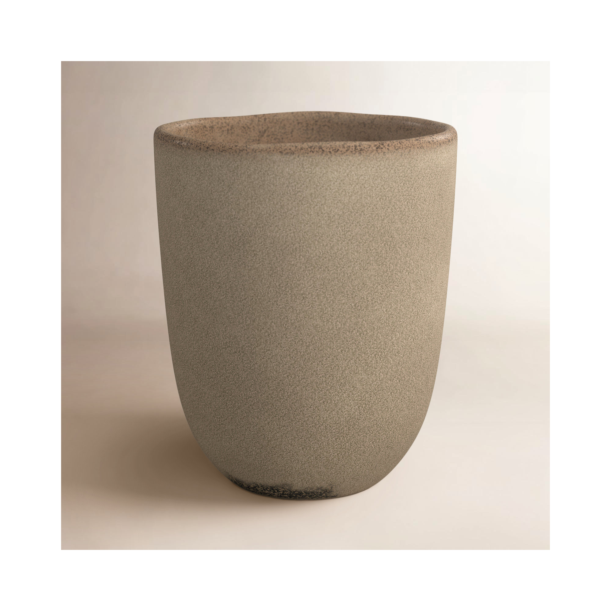 Ceramic Espresso Cup, Beige