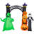 Airblown NBC Jack and Oogie with Pumpkins Archway Disney