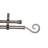Modern Curl Adjustable Double Curtain Rod-10721033-6257597