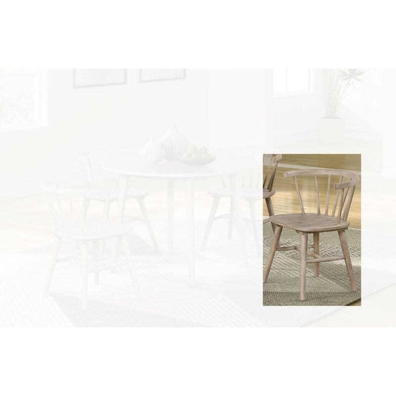 Chaise d'appoint Yaiza (ensemble de 2), Chêne naturel