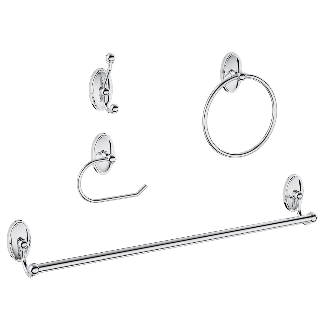 4 - Piece Bathroom Hardware Set FORIOUS 