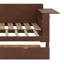 Lit de jour avec bureau amovible, tiroirs de rangement et table d'appoint hydraulique-1490872181-1490872180