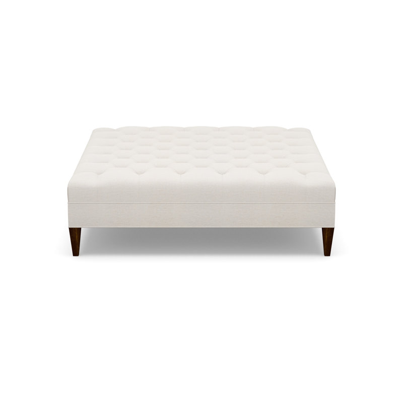 Square Ottoman, Walnut, 3906-73