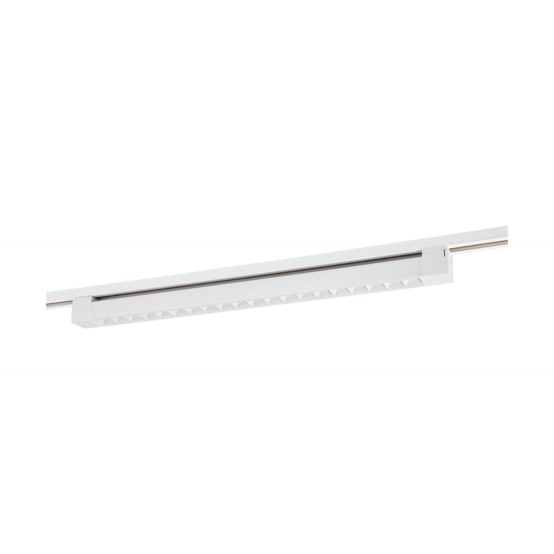 Tête de rail à angle de 270 degrés DEL, Blanc, H 1,5 po x l 1,5 po x P 24 po
