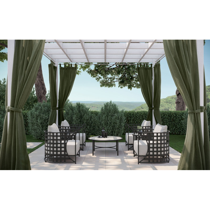 Athens Club Chair + Linen Cushion