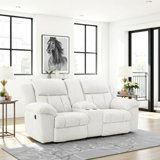 Senita Reclining Loveseat With Console