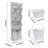 Rebrilliant Plastic Rolling Laundry Hamper with Wheels