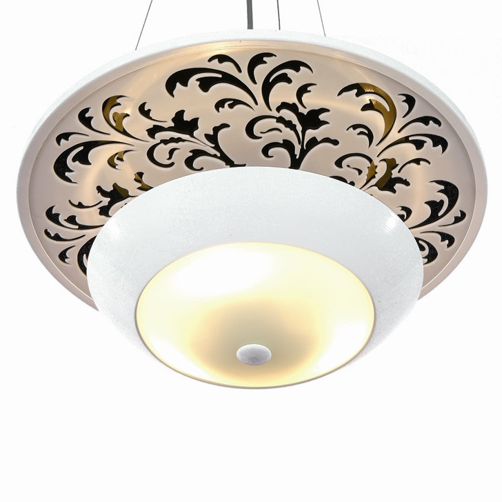 Abingt 3 - Light Unique/Statement Pendant, White