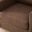 Fauteuil large pivotant rembourré (ensemble de 2)-794289517