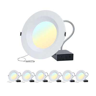 5.12" Selectable CCT New Construction IC LED Recessed Lighting Kit