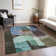 Machine Washable Indoor/Outdoor Chantille ACN1122 Brown Rug