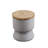 Silver Gray Side Table With Ice Bucket – Terrafab Composite Material