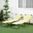 Outsunny Folding Chaise Lounge Pool Chairs, Outdoor Sun Tanning Chairs With 5-Level Reclining Back, Steel Frame For Beach, Yard, Patio,-1427330548-1427330554