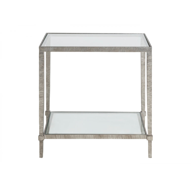 Metal Designs Claret Rectangular End Table