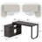 Verlynn Modular L-Shaped Executive Desk -741008672