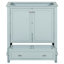 Meuble-lavabo, armoire de salle de bain avec portes, tablette de rangement et tiroir