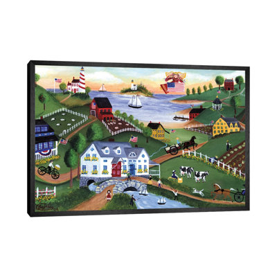 Yesteryear Village by Cheryl Bartley - Painting on Canvas
